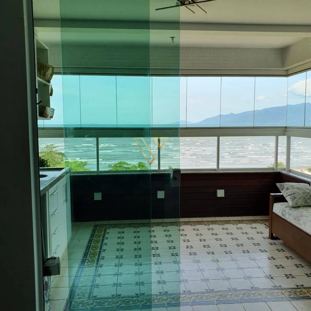 Apartamento de frente para o mar com 140 m², 3 dormitórios, sendo 1 suite em Caraguatatuba Edificio Portal do Atlântico - Indaiá - Vex Imóveis
