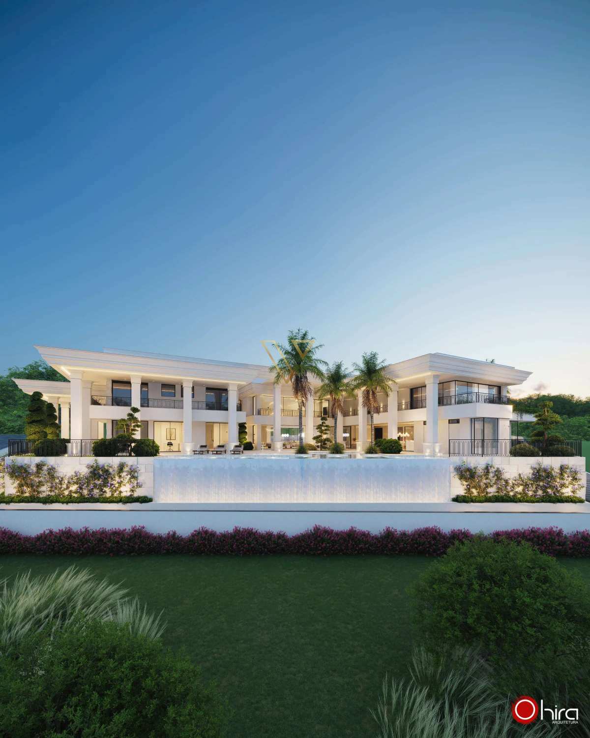 MANSÃO COM PROJETO EXTRAORDINÁRIO QUE UNE ARQUITETURA IMPONENTE, LAZER COMPLETO E LOCALIZAÇÃO PRIVILEGIADA ! - Vex Imóveis